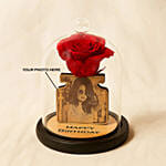 Persoanlised Red Forever Rose Arrangement