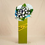 Blessed Soul Condolence Mixed Flowers Green Stand