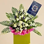Rest In Peace Condolence Mixed Flowers Green Stand