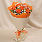 Bouquet Of Orange Roses