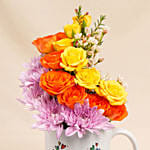 Best Teacher Flowers Mug