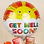 Sending Smiles Flowers and Chocolaet Tray