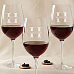 Toast to Fatherhood: Set of 4 Wine Glasses for Dad