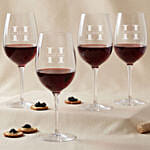Toast to Fatherhood: Set of 4 Wine Glasses for Dad