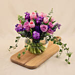 Mesmerising Mixed Flowers Fish Bowl Vase