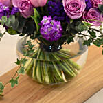 Mesmerising Mixed Flowers Fish Bowl Vase