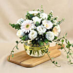Soothing Mixed Flowers Fish Bowl Vase
