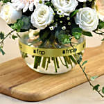 Soothing Mixed Flowers Fish Bowl Vase