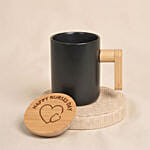 Happy Nurses Day Matte Black Ceramic & Bamboo Mug