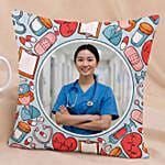 Personalised Nurse Cushion & Mug Gift Set