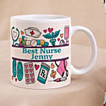 Personalised Nurse Cushion & Mug Gift Set