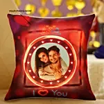 Pretty Personalised Led Cushion