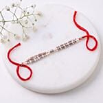 Sneh Exquisite Pearl Rakhi with Cashews