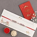 Sneh Exquisite white Pearl Rakhi