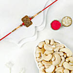 Sneh Devotional Ganesha Rakhi with Cashews
