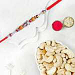 Sneh Striking Feng Shui Turtle Rakhi with Cashews