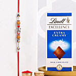 Sneh Striking Feng Shui Turtle Rakhi with Lindt Chocolate