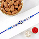 Feng Shui Blue Evil Eye Rakhi with Almonds