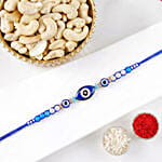 Feng Shui Blue Evil Eye Rakhi with Cashews