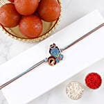 Kids Devotional Bal Krishna Rakhi with Gulab Jamun