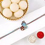 Kids Devotional Bal Krishna Rakhi with Rasgulla