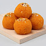 Divine Blessing Om and Shivling Rakhi Duo with Motichoor Ladoo