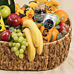 Sweetness Basket with Fresh Fruits