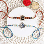Divine Blessing Om and Shivling Rakhi Duo