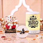 Best Bro Ever Speaker with Ganesha and Rakhi