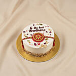 Ganesha Idol, Rakhi and Eggless Chocolate Fudge Cake
