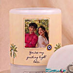 Peacock Rakhi and Personalised Bluetooth Speaker Gift Set