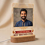 Best Brother Ever Personalised LED Photo Lamp