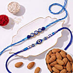 Feng Shui Evil Eye Rakhi Set with Almonds
