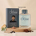 Sneh Exquisite white Pearl Rakhi with Ck Free for Men Perfume