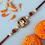 Designer Ganesha Rakhi with Apple Airpods Pro 3