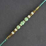 Graceful Pearl Ethnic Rakhi Green with Ck One Perfume