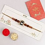 Devotional Shiva Rakhi with Almond Cookies