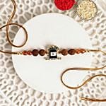 Devotional Shiva Rakhi with Almond Cookies