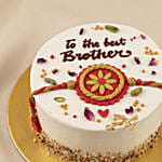 Eggless Raksha Bandhan Chocolate Fudge Cake