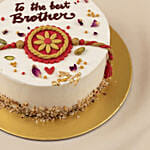 Eggless Raksha Bandhan Chocolate Fudge Cake