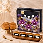 Lunar Blooms and Black Sesame Lotus Mochi Mooncakes