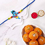 Little Krishna Kids Rakhi with Motichoor Ladoo