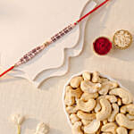 Sneh Exquisite Pearl Rakhi with Cashews