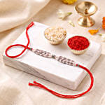 Sneh Exquisite white Pearl Rakhi