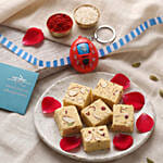 Sneh Kids Push Button Rakhi with Soanpapdi