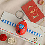 Playful Rock Paper Scissors Toy Rakhi