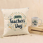 Happy Teacher's Day Cushion & Mug