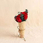 Preserved Red Rose Adorable Jellycat Bouquet
