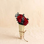 Preserved Red Rose Adorable Jellycat Bouquet