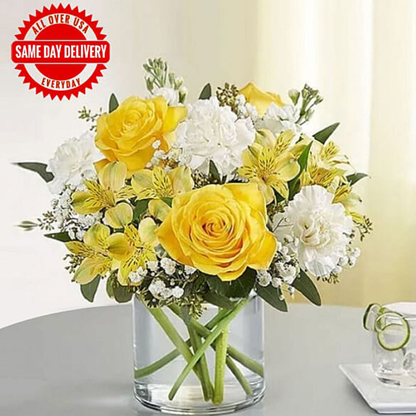 Yellow & White Bouquet